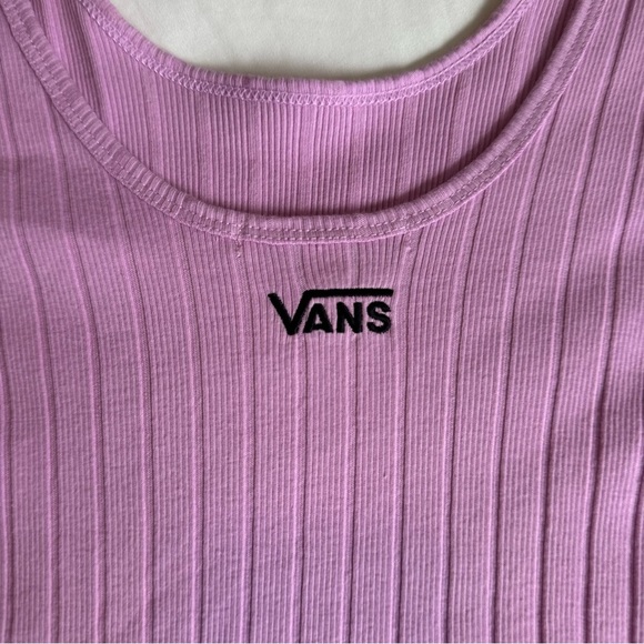 Vans Pink Ribbed Top - Picture 2 of 3